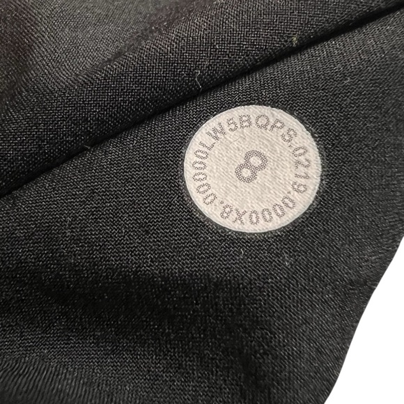 Lululemon On the Fly Wide-Leg 7/8 Pant Woven Black Pants Pockets 5BQPS size 8 - Picture 6 of 13